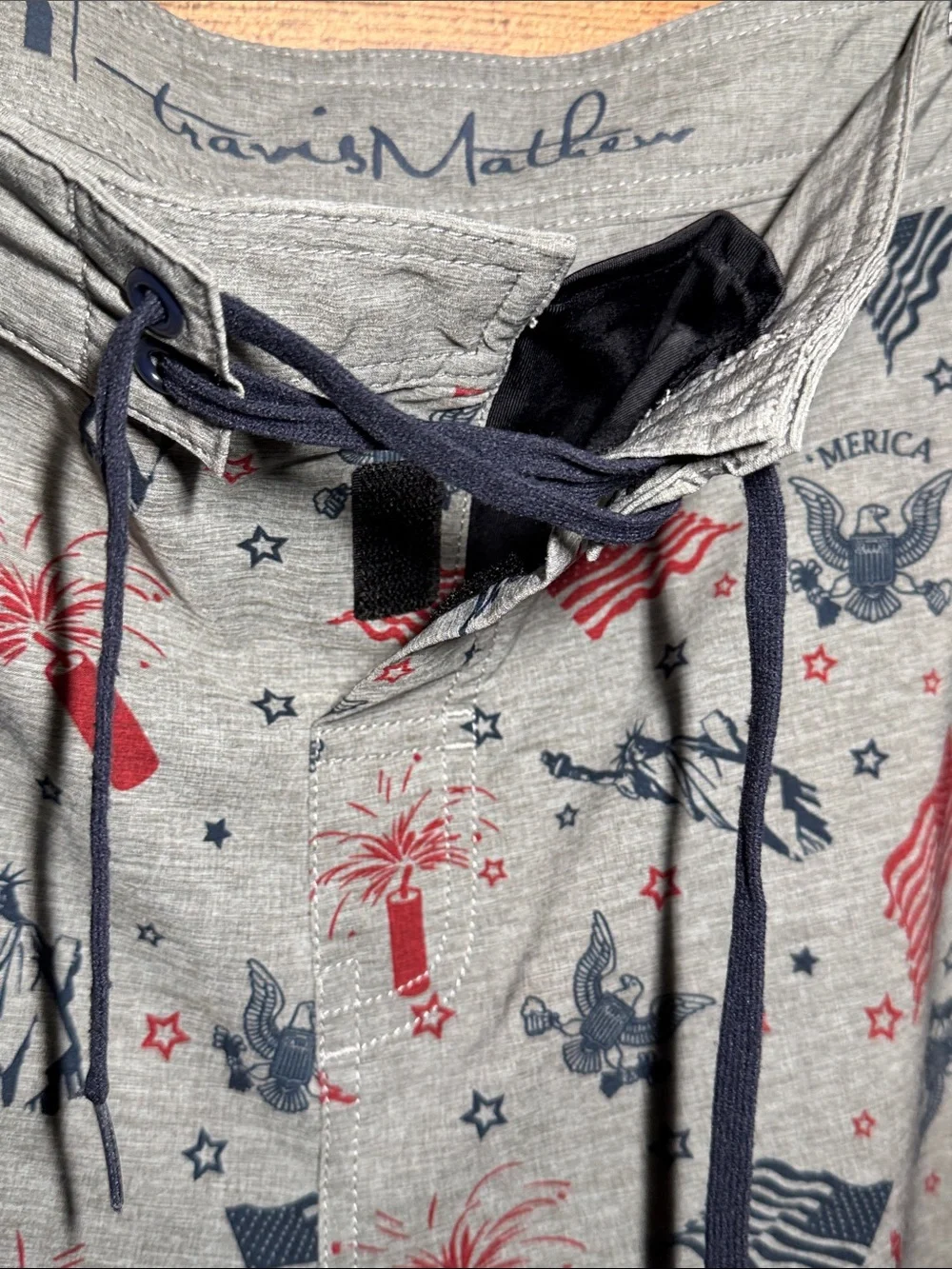 Travis Mathew 'Merica Board Shorts Size 40